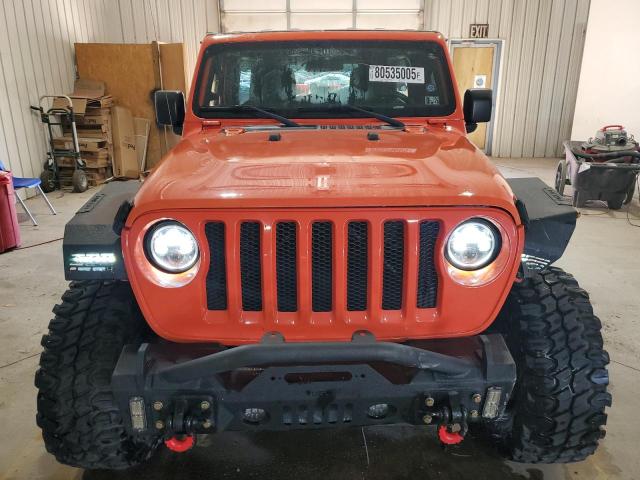 1C4HJXDG8JW253212 - 2018 JEEP WRANGLER U SPORT Naranja foto 5