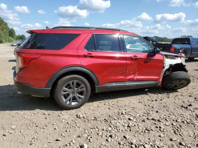 1FMSK8DH7PGB57720 - 2023 FORD EXPLORER XLT Bordeaux Foto 3