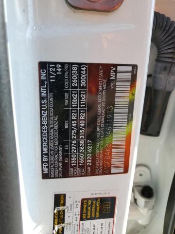 4JGFB4KB9NA611913 - 2022 MERCEDES-BENZ GLE 350 4MATIC WHITE photo 12