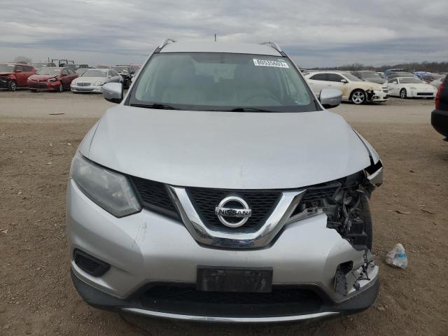 KNMAT2MT7FP527108 - 2015 NISSAN ROGUE S SILVER photo 5