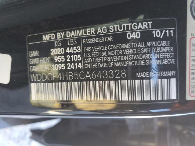 WDDGF4HB5CA643328 - 2012 MERCEDES-BENZ C 250 BLACK photo 13