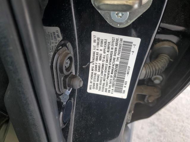 19XFC2F56HE062490 - 2017 HONDA CIVIC LX 黑色 照片 12