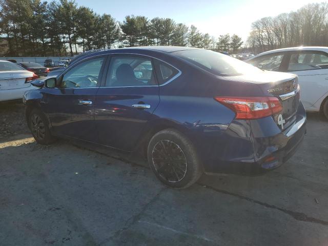 3N1AB7AP8HY327947 - 2017 NISSAN SENTRA S BLUE photo 2