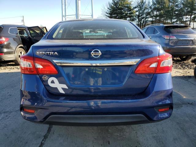 3N1AB7AP8HY327947 - 2017 NISSAN SENTRA S BLUE photo 6