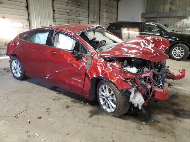 3FA6P0LU1KR169232 - 2019 FORD FUSION SE BURGUNDY photo 4