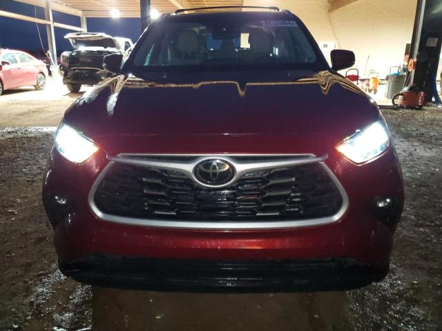 5TDGZRAH3NS125494 - 2022 TOYOTA HIGHLANDER XLE RED photo 5