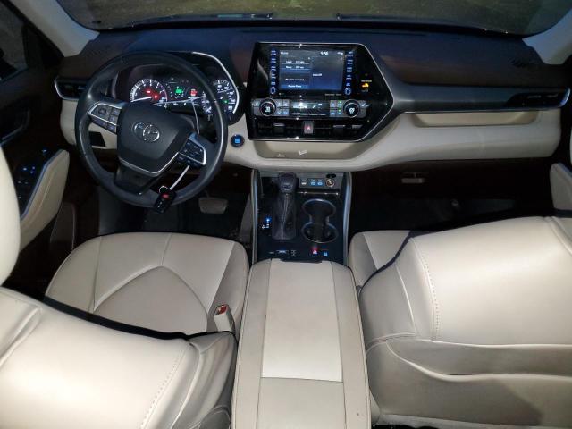 5TDGZRAH3NS125494 - 2022 TOYOTA HIGHLANDER XLE RED photo 8