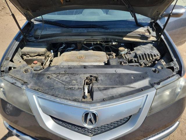 2HNYD2H47BH509361 - 2011 ACURA MDX TECHNOLOGY GRAY photo 12