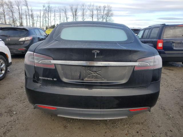 5YJSA1CG7DFP03266 - 2013 TESLA MODEL S BLACK photo 6