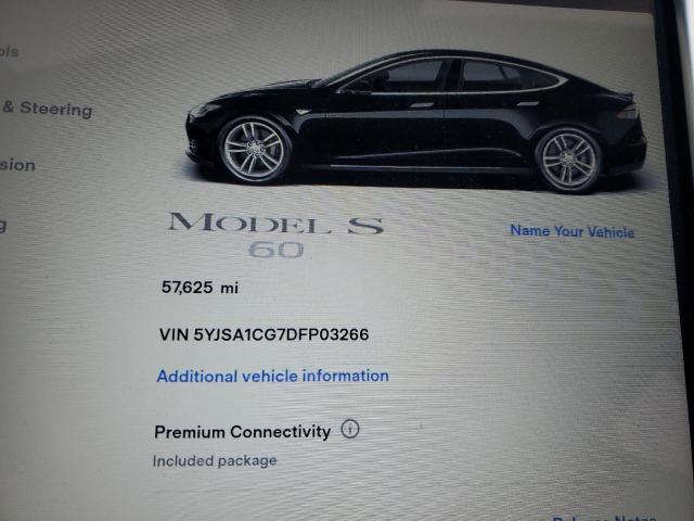 5YJSA1CG7DFP03266 - 2013 TESLA MODEL S BLACK photo 9