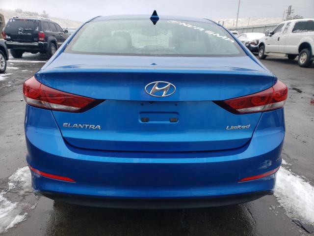 5NPD84LF1HH158301 - 2017 HYUNDAI ELANTRA SE BLUE photo 6