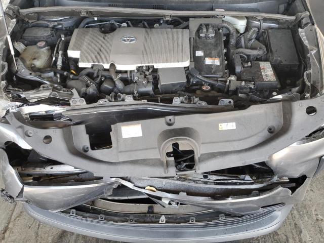 JTDKARFUXK3084804 - 2019 TOYOTA PRIUS GRAY photo 11