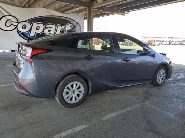 JTDKARFUXK3084804 - 2019 TOYOTA PRIUS GRAY photo 3