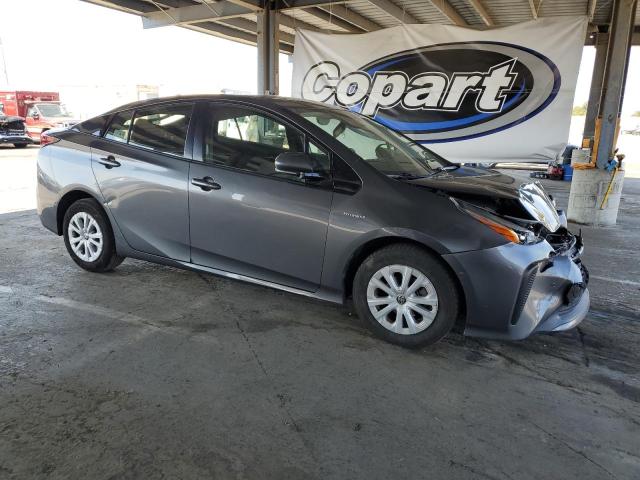 JTDKARFUXK3084804 - 2019 TOYOTA PRIUS GRAY photo 4