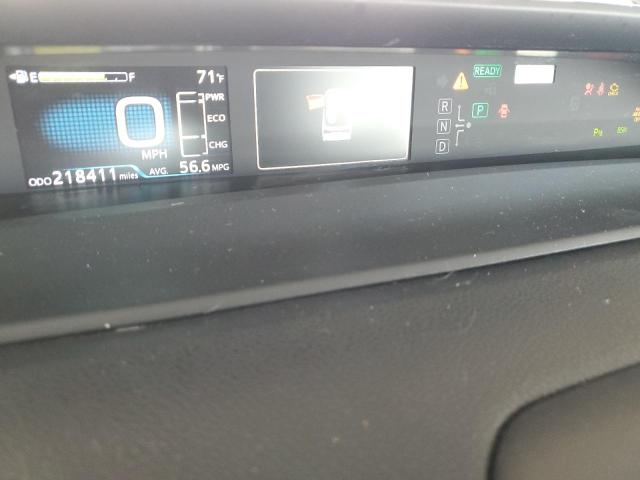 JTDKARFUXK3084804 - 2019 TOYOTA PRIUS GRAY photo 9