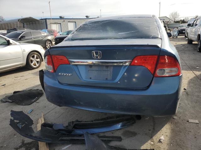 2HGFA1F64BH549628 - 2011 HONDA CIVIC LX-S BLUE photo 6