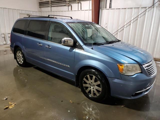 2C4RC1CG8CR207744 - 2012 CHRYSLER TOWN & COU TOURING L BLUE photo 4