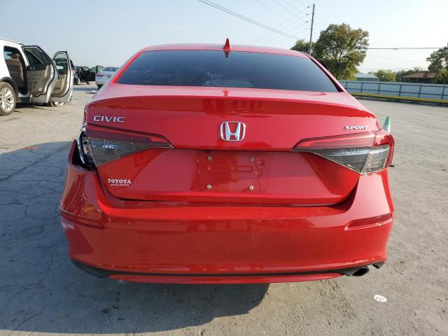 2HGFE2F55NH542564 - 2022 HONDA CIVIC SPORT Kırmızı fotoğraf 6
