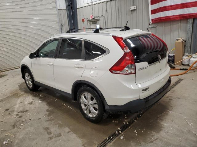 5J6RM4H74EL046841 - 2014 HONDA CR-V EXL WHITE photo 2