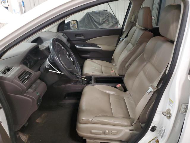 5J6RM4H74EL046841 - 2014 HONDA CR-V EXL WHITE photo 7