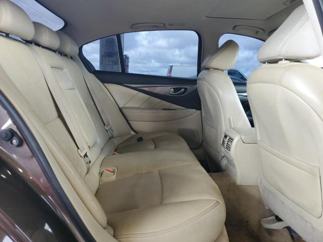 JN1BV7AR9EM692648 - 2014 INFINITI Q50 BASE BROWN photo 10
