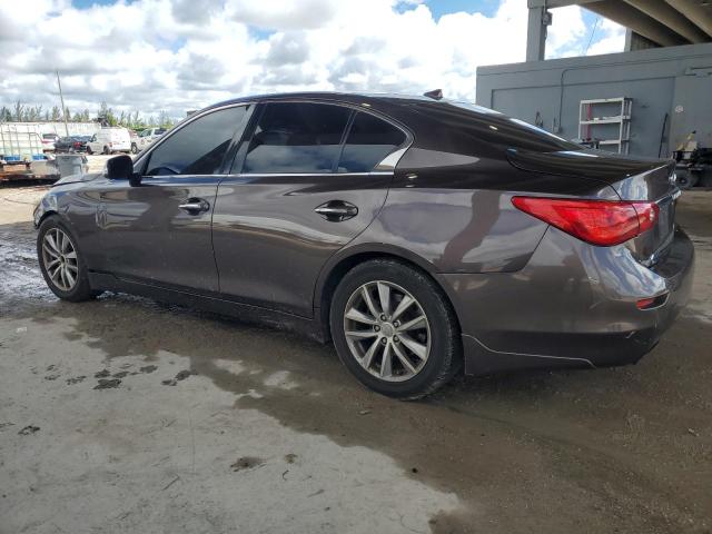 JN1BV7AR9EM692648 - 2014 INFINITI Q50 BASE BROWN photo 2