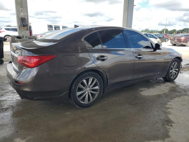 JN1BV7AR9EM692648 - 2014 INFINITI Q50 BASE BROWN photo 3