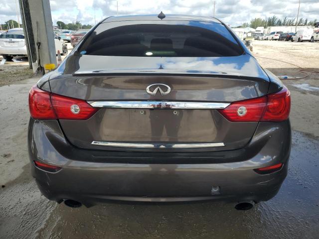 JN1BV7AR9EM692648 - 2014 INFINITI Q50 BASE BROWN photo 6