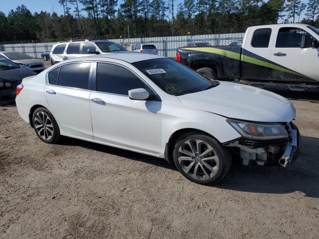 1HGCR2F51EA015434 - 2014 HONDA ACCORD SPORT WHITE photo 4