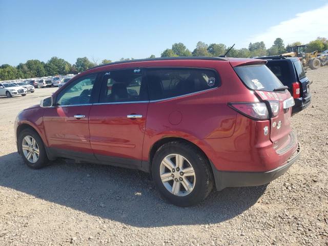 1GNKVJKD0DJ211867 - 2013 CHEVROLET TRAVERSE LT წითელი ფოტო 2