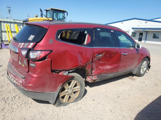 1GNKVJKD0DJ211867 - 2013 CHEVROLET TRAVERSE LT წითელი ფოტო 3