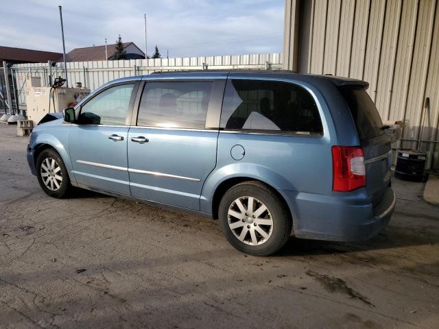 2C4RC1CGXCR209415 - 2012 CHRYSLER TOWN & COU TOURING L BLUE photo 2