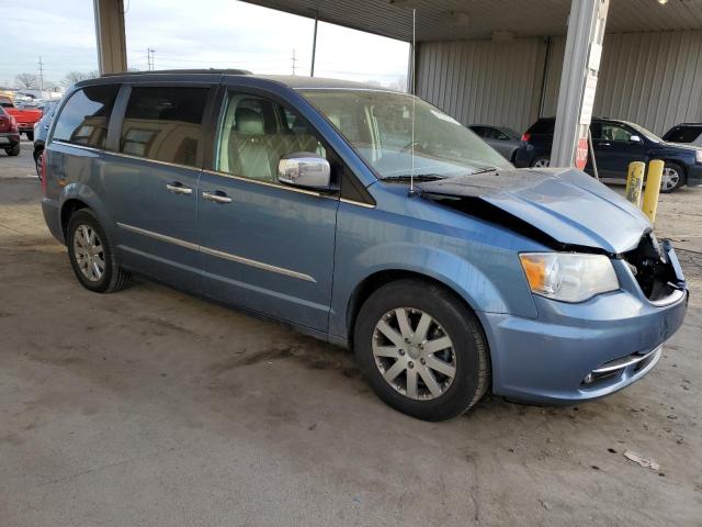2C4RC1CGXCR209415 - 2012 CHRYSLER TOWN & COU TOURING L BLUE photo 4