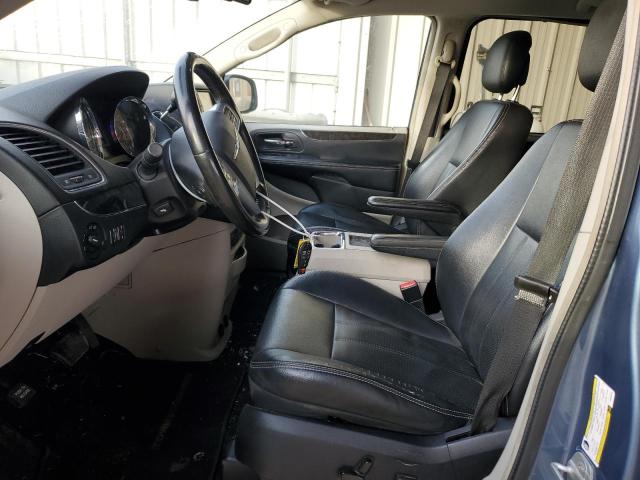 2C4RC1CGXCR209415 - 2012 CHRYSLER TOWN & COU TOURING L BLUE photo 7