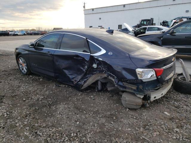 2G11Z5S34K9148541 - 2019 CHEVROLET IMPALA LT BLUE photo 2