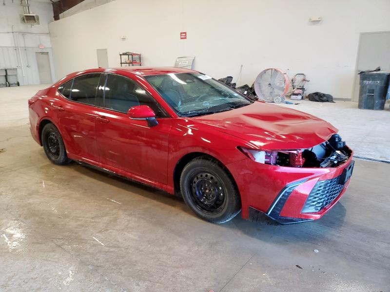 4T1DAACK7SU112688 - 2025 TOYOTA CAMRY XSE MAROON photo 4