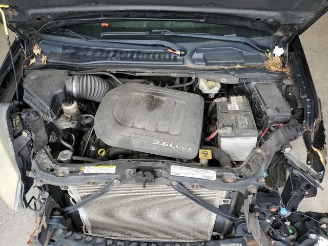 2C4RC1CG6CR134034 - 2012 CHRYSLER TOWN & COU TOURING L BLACK photo 12