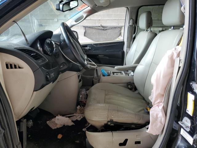 2C4RC1CG6CR134034 - 2012 CHRYSLER TOWN & COU TOURING L BLACK photo 7