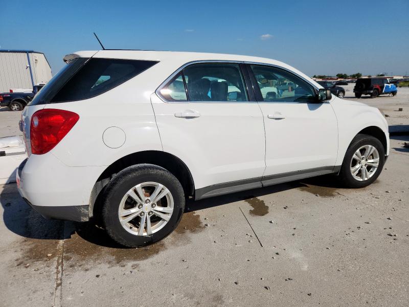 1GNALAEK5EZ124979 - 2014 CHEVROLET EQUINOX LS WHITE photo 3