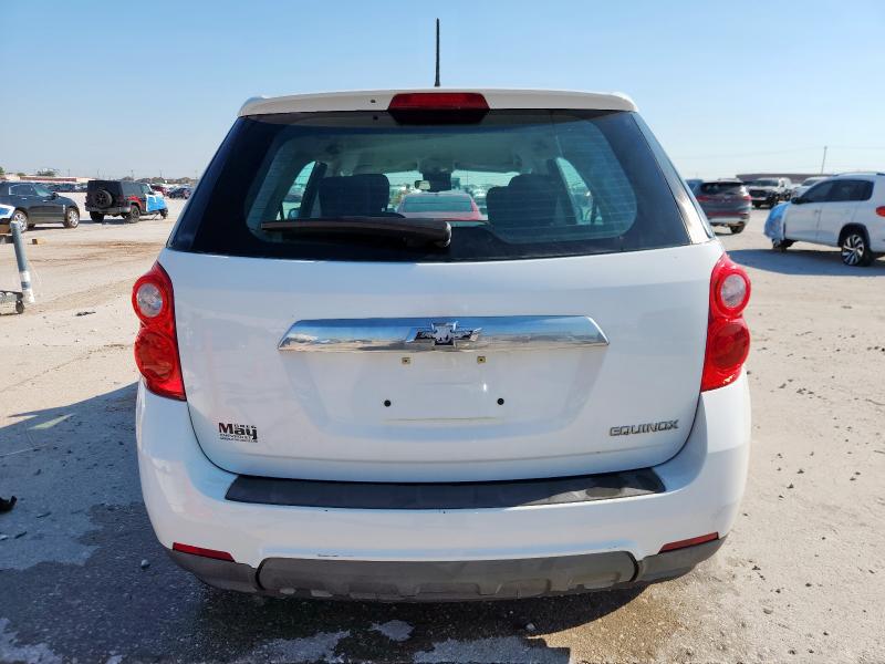 1GNALAEK5EZ124979 - 2014 CHEVROLET EQUINOX LS WHITE photo 6