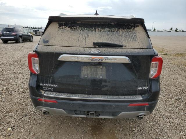 1FMSK8FH6MGA24231 - 2021 FORD EXPLORER LIMITED BLACK photo 6
