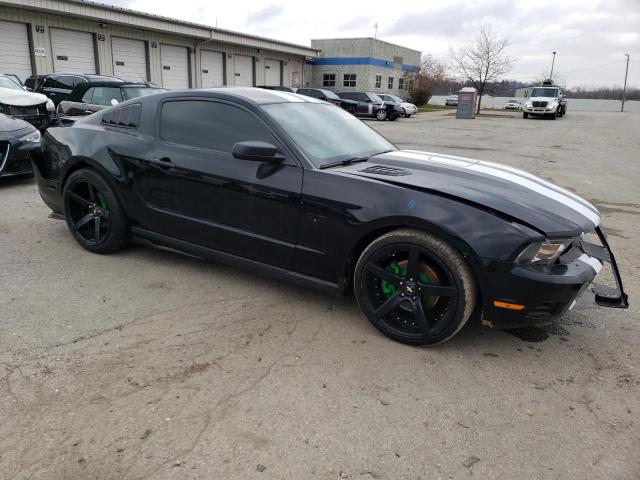 1ZVBP8AM6C5277874 - 2012 FORD MUSTANG BLACK photo 4