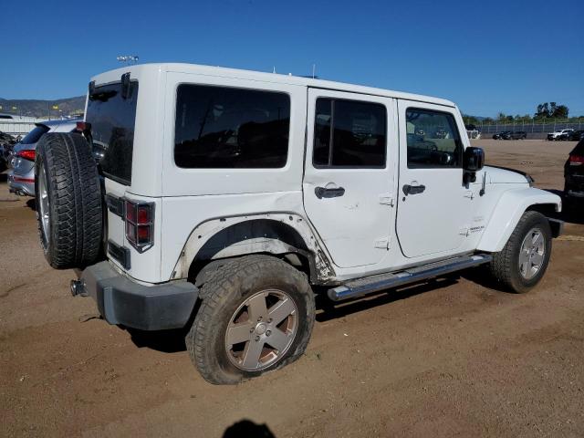 1C4HJWEGXCL199876 - 2012 JEEP WRANGLER U SAHARA Սպիտակ լուսանկար 3