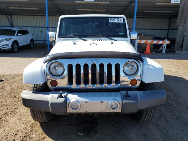 1C4HJWEGXCL199876 - 2012 JEEP WRANGLER U SAHARA Սպիտակ լուսանկար 5