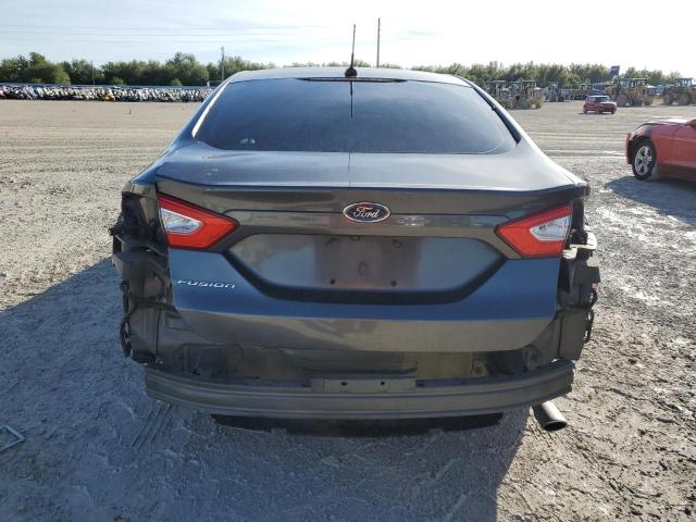 3FA6P0G70GR255255 - 2016 FORD FUSION S GRAY photo 6