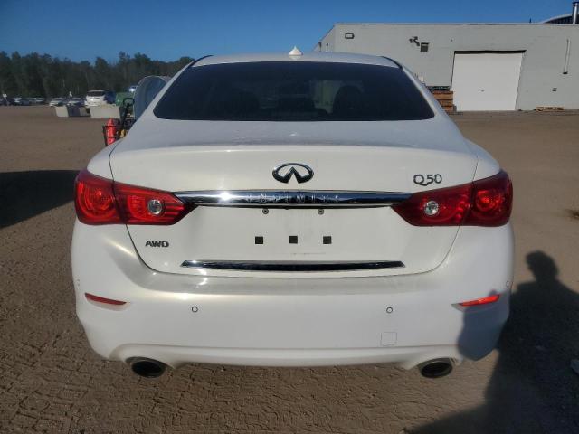 JN1BV7AR1FM390630 - 2015 INFINITI Q50 BASE თეთრი ფოტო 6