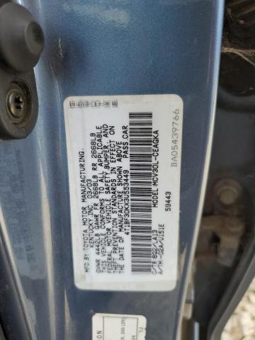 4T1BF30KX3U553449 - 2003 TOYOTA CAMRY LE 蓝色 照片 12