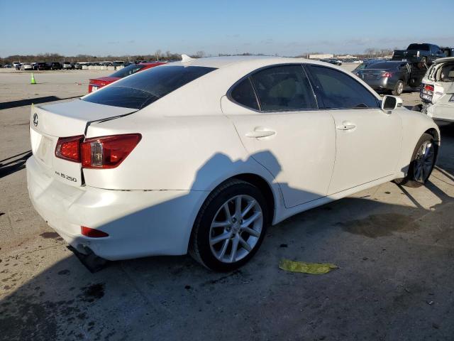 JTHCF5C28B5049733 - 2011 LEXUS IS 250 WHITE photo 3