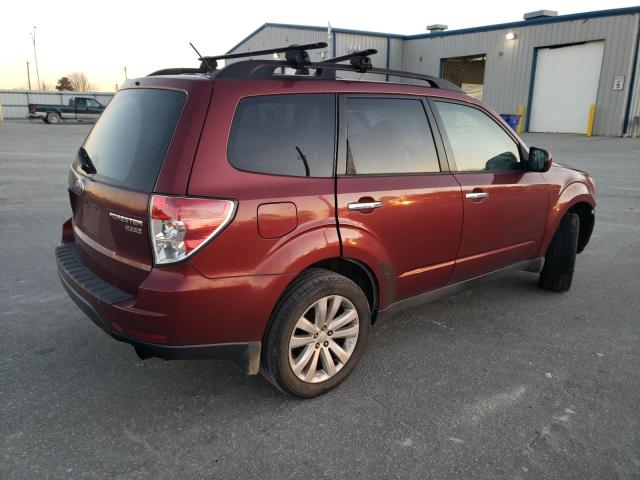 JF2SHAEC8DH429356 - 2013 SUBARU FORESTER LIMITED BURGUNDY photo 3