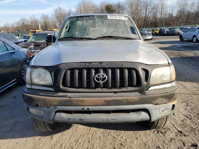 5TEPM62N72Z103014 - 2002 TOYOTA TACOMA SILVER photo 5